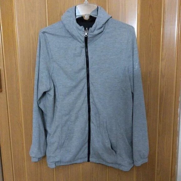 Womens ZeroXposur Rainshell Lightweight Reversible Jacket XL Black - Picture 8 of 9